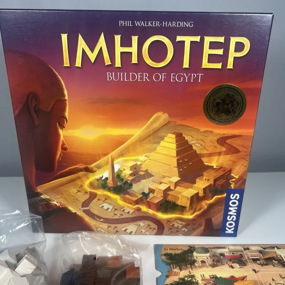 Imhotep Builder of Egypt Board Game by Thames & Kosmos - Gently Used 100%